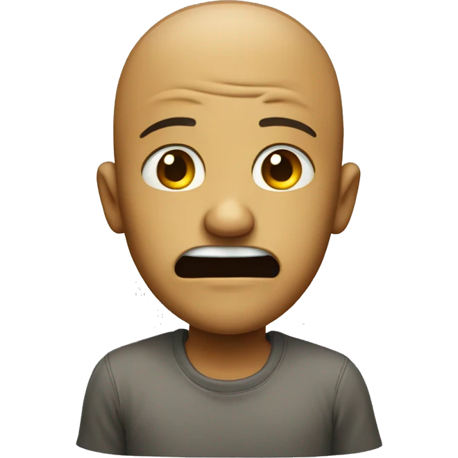 Poor with smile on face emoji