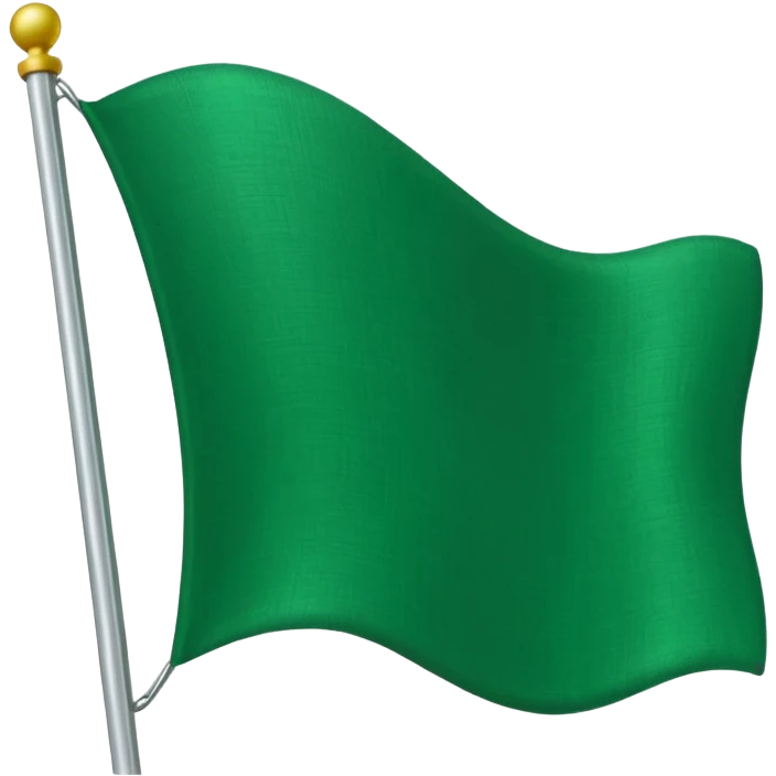 Green flag emoji