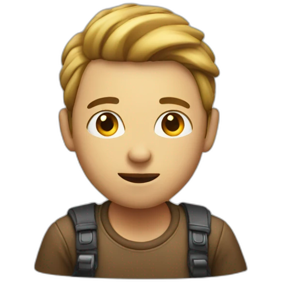 person looking at a camera emoji