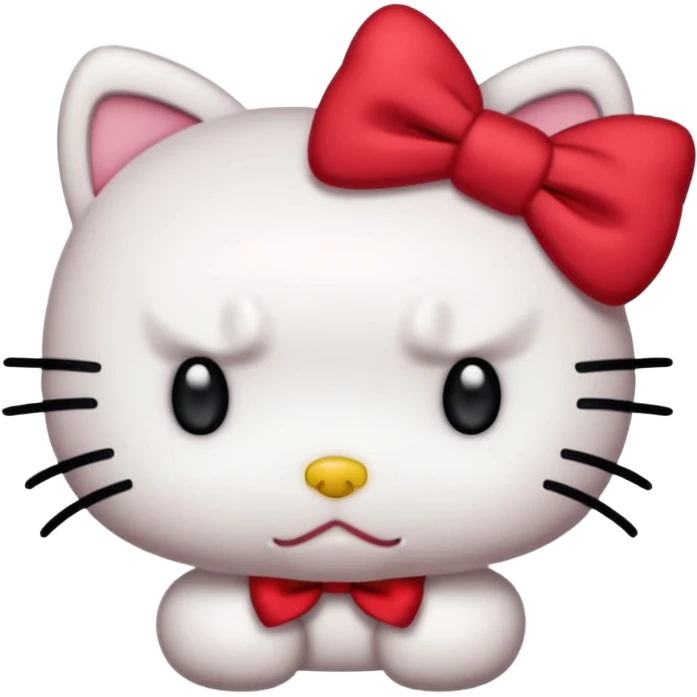 hello kitty pas contente emoji