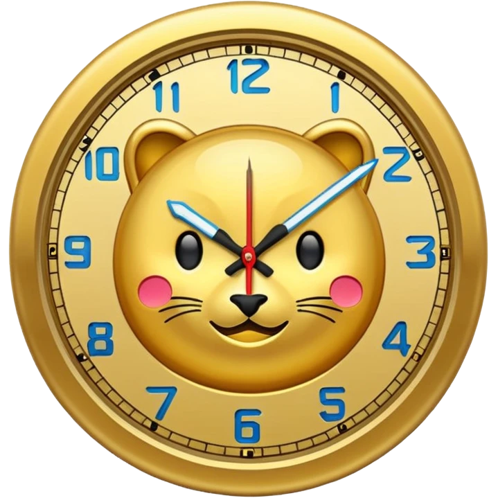 reloj con dolares emoji