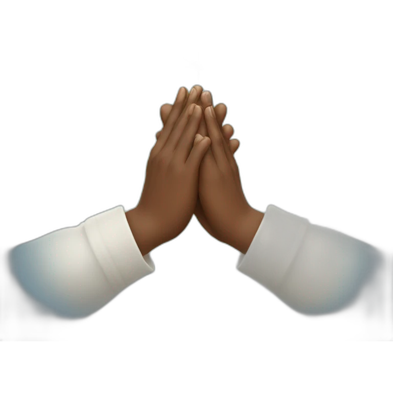 hands blessing emoji
