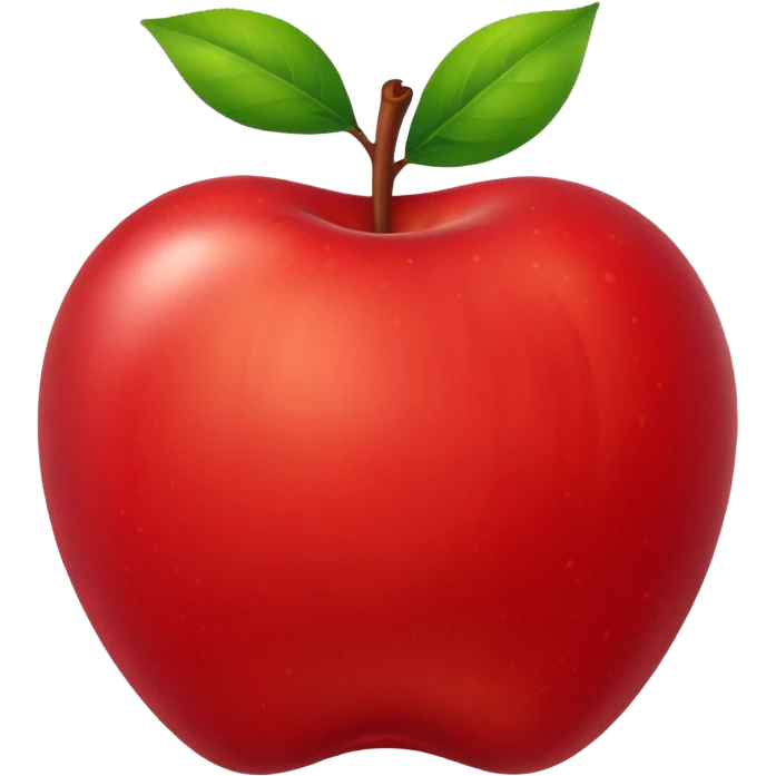 red apple emoji