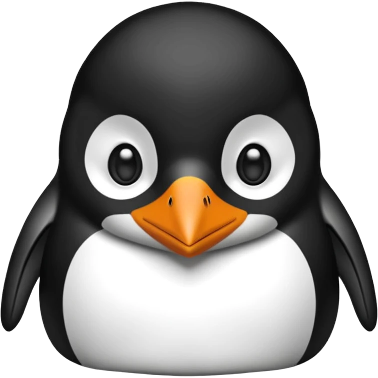 Penguin finger emoji