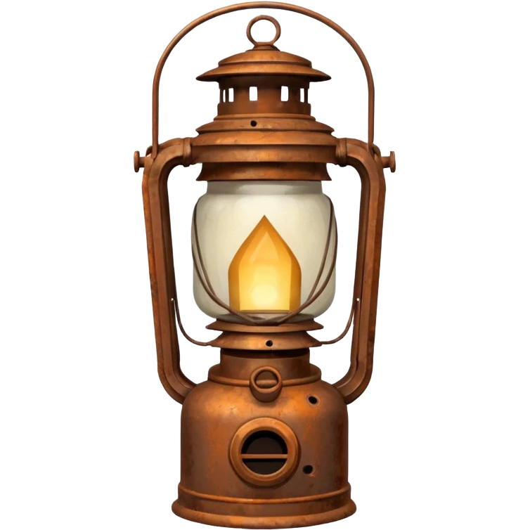 old lantern emoji