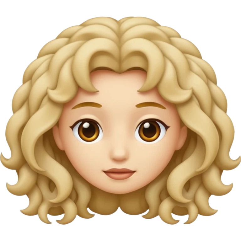 Moño color beige emoji