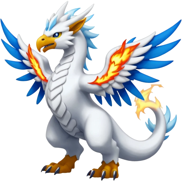 Inteleon-Amaura-Reshiram-Zekrom-Pokémon-fusion (full body) emoji