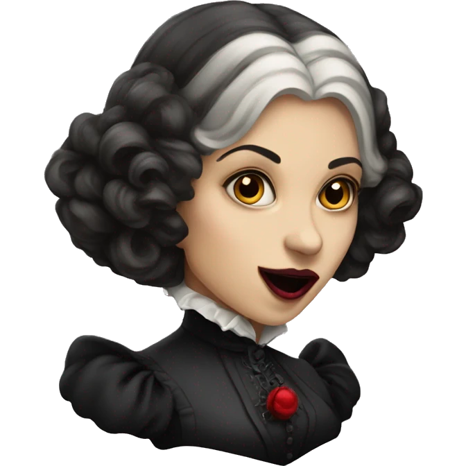 victorian lady vampire emoji