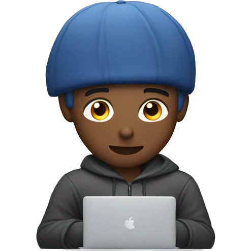 a guy with a macbook emoji