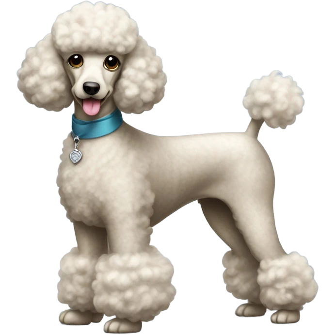 Poodle emoji