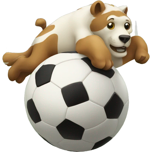 animals playing soccer emoji