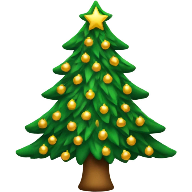 Christmas tree emoji