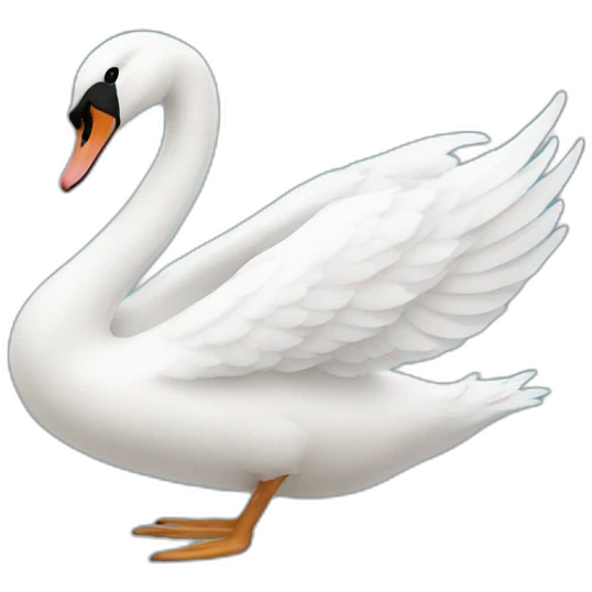swan says hi emoji
