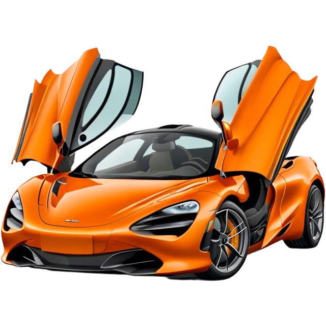 McLaren 720S - McLaren (Model Year: 2021) (Iconic colour: Orange) emoji