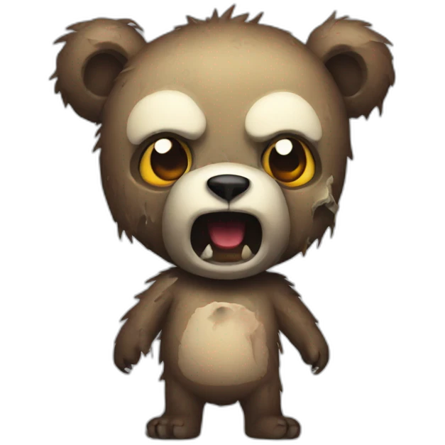 zombie bear emoji