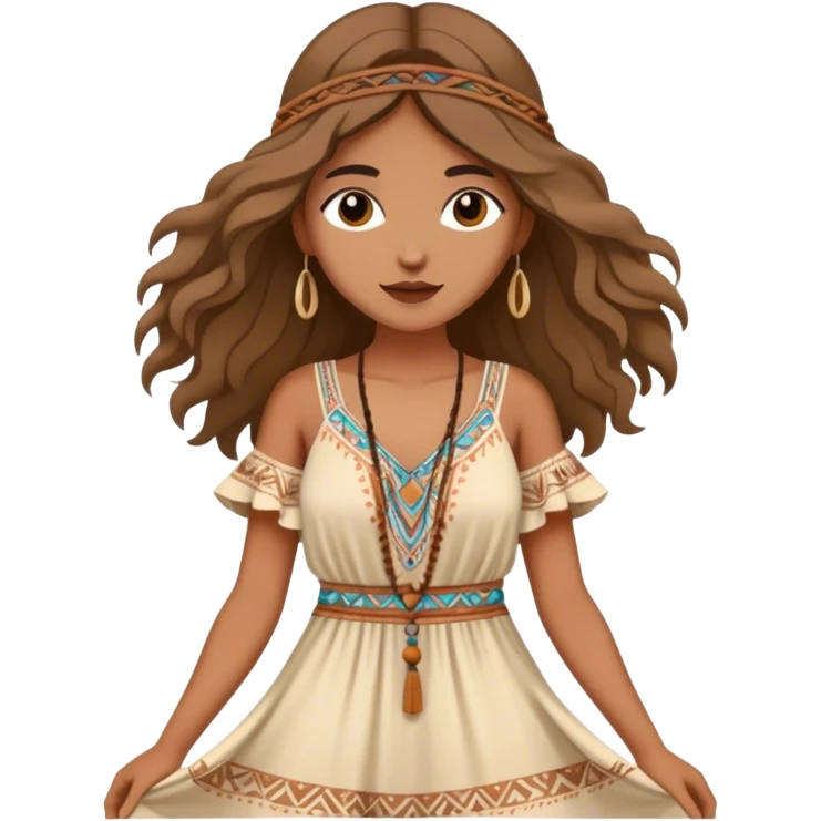 Boho dress emoji