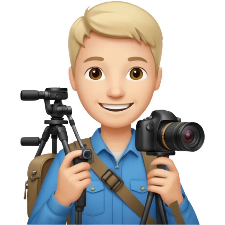 Photo Enthusiast + tripod strap, Tour Group. emoji