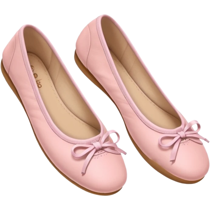 Pink Ballet sneaker flats  emoji