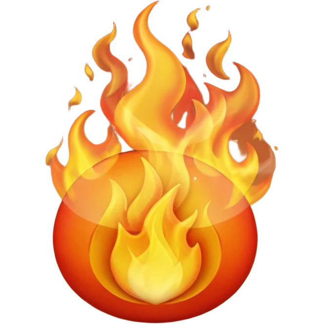 Fire 3d emoji