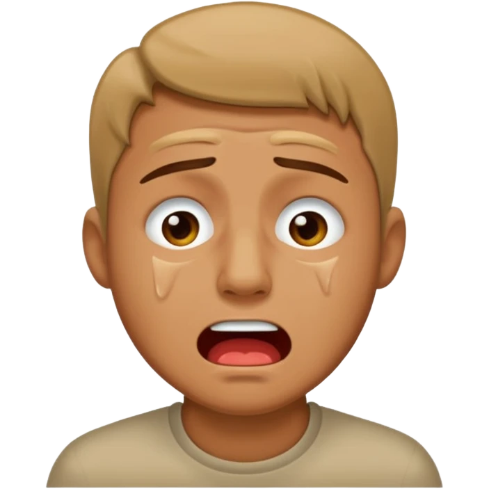 A man crying and mewing 🧏‍♂️ emoji