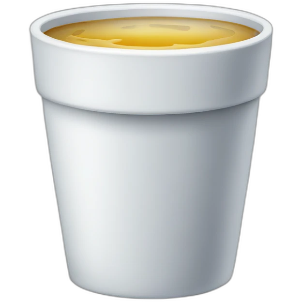 Cup with lean in it and ice emoji