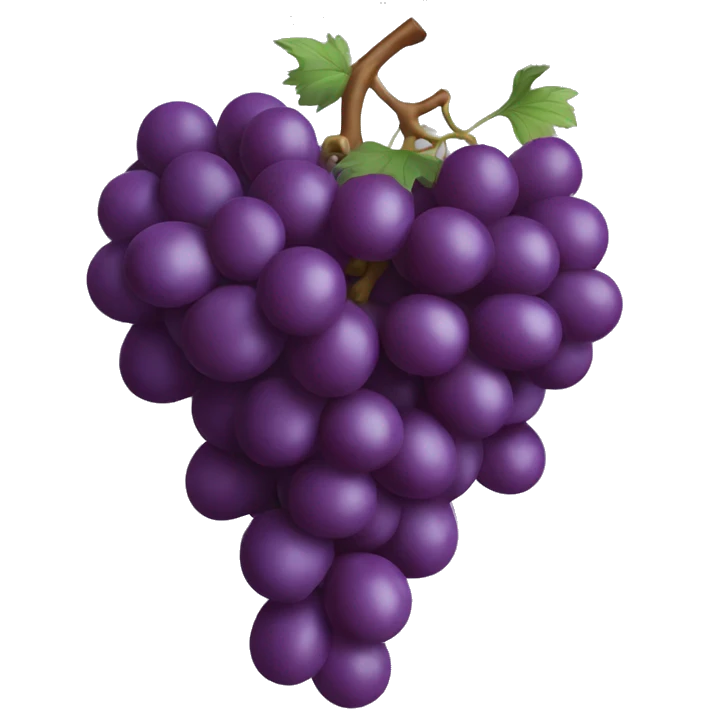 3D Grapes emoji  emoji