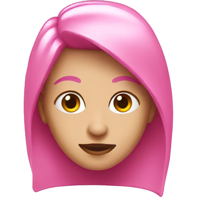 Pink emoji