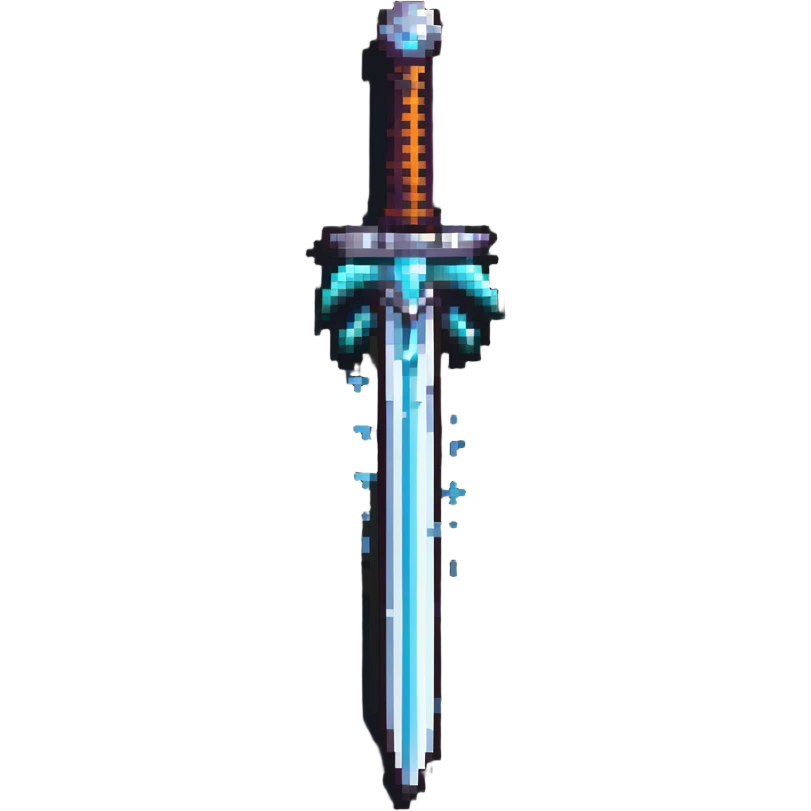 enchanted sword with elemental magic effects emoji