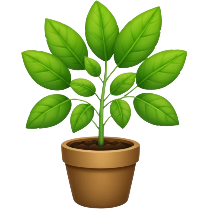 plant in the garden emoji
