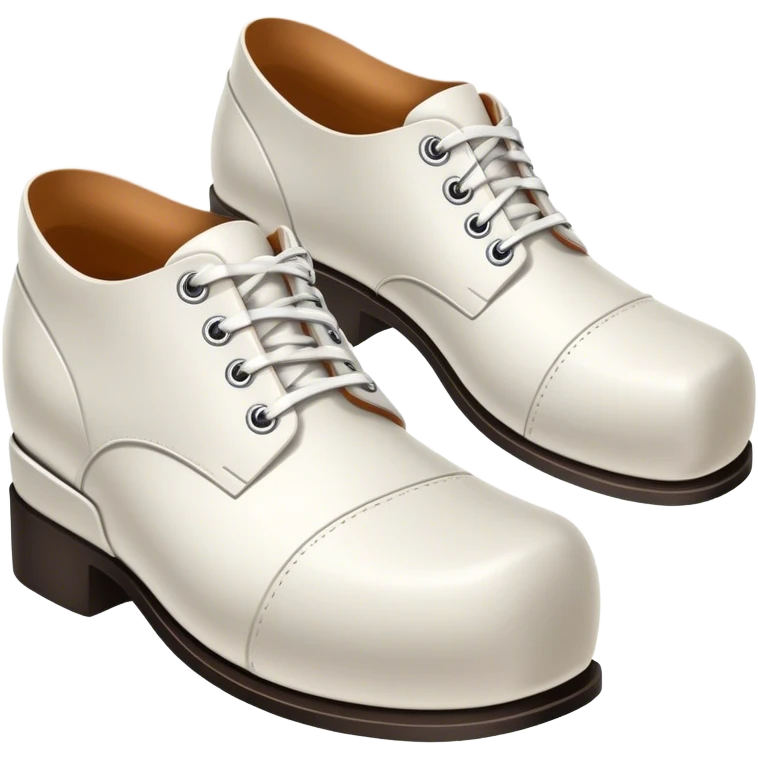 Shoes with a wide toe box. emoji
