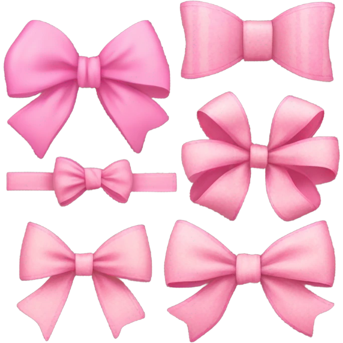 pink bows emoji