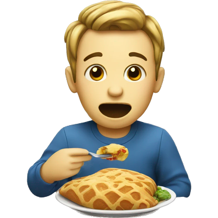 Eating emoji