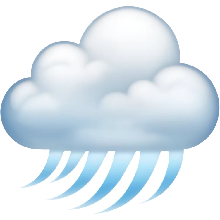 evaporating mist emoji
