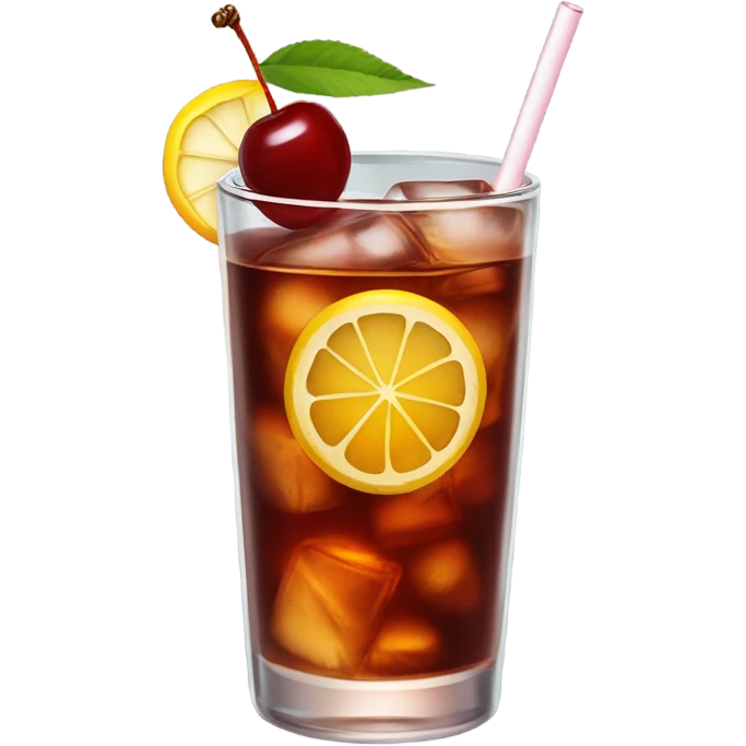 Ice Tea Cherry emoji