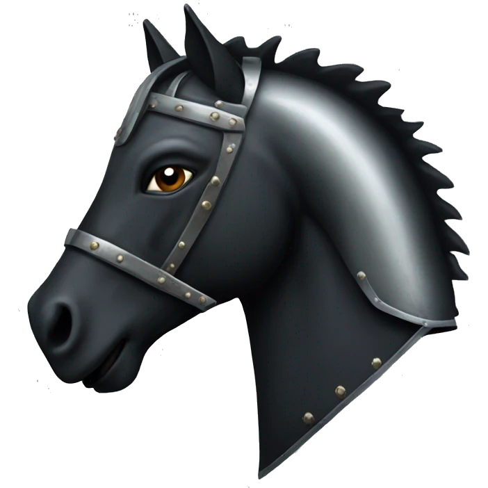 armour black horse head emoji