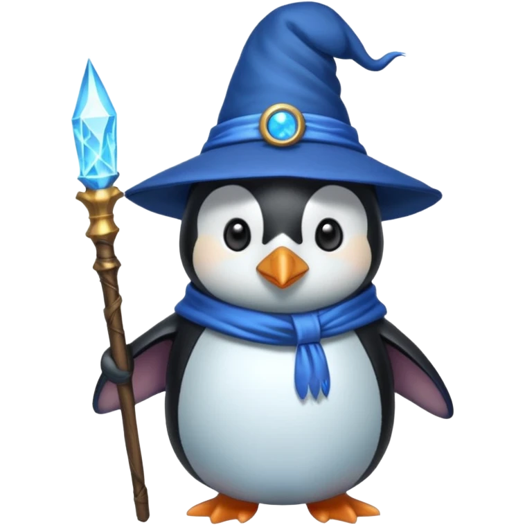 Penguin Wizard emoji