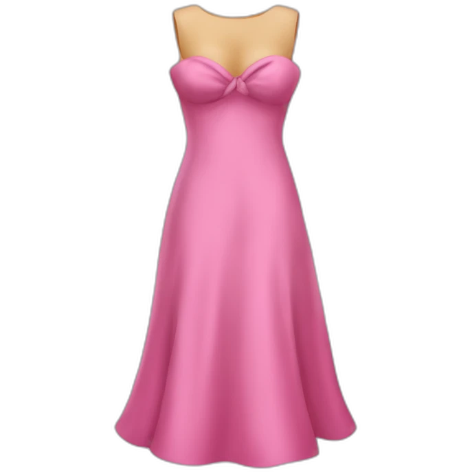 chat dans une robe rose emoji