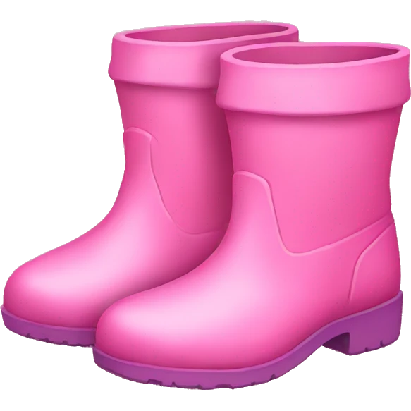 Pink boots emoji