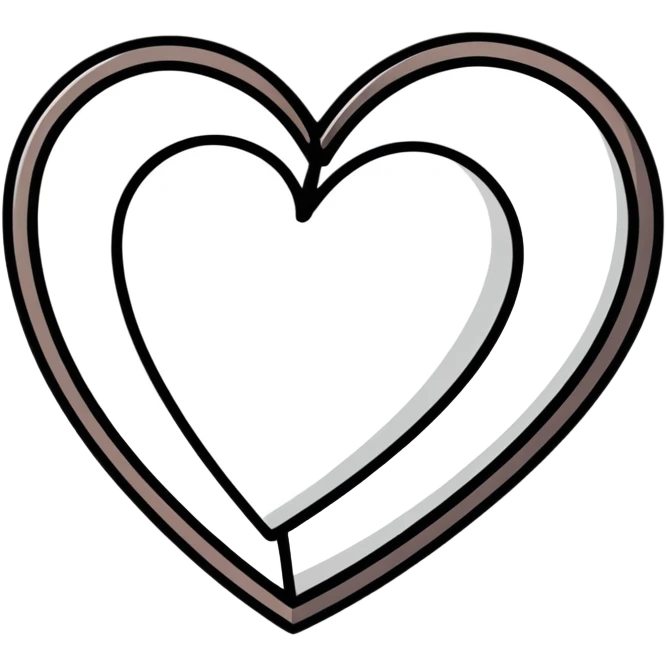 White heart emoji