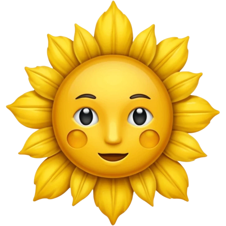 sol con cara pensativa emoji