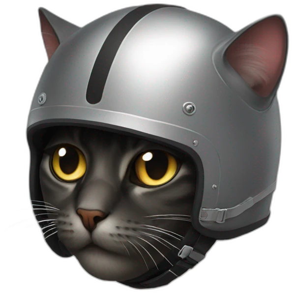 the cat in the helmet emoji