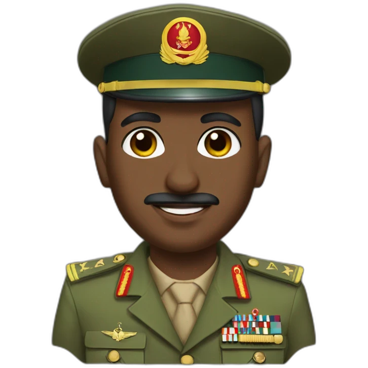 Sudan army general burhan emoji