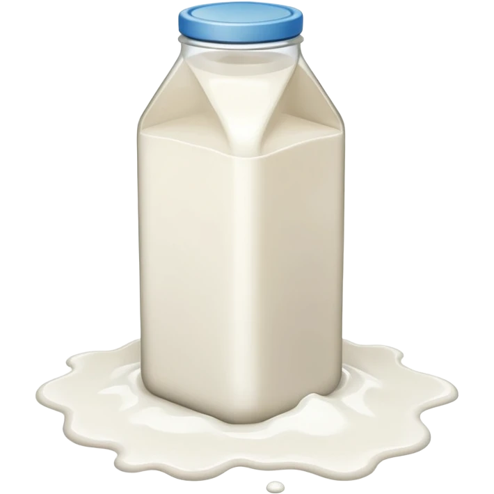 Milk on the floor emoji