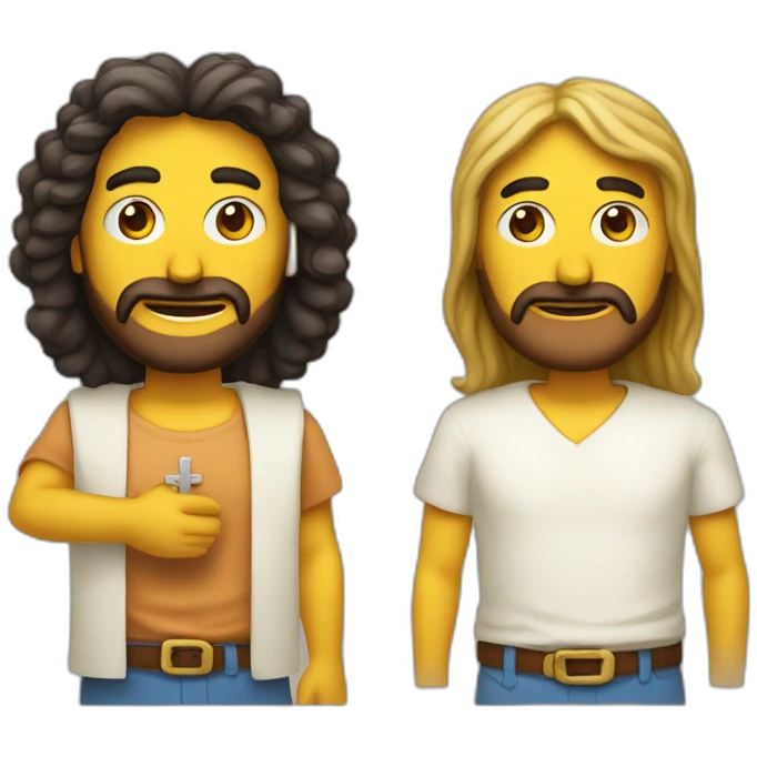 jésus et bob l'éponge emoji