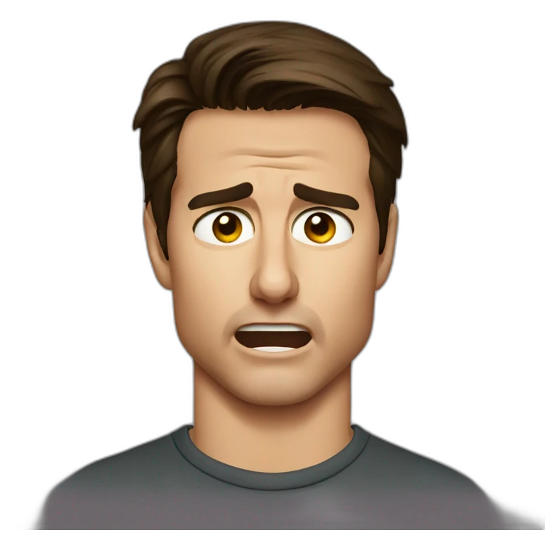Crying Tom Cruise emoji