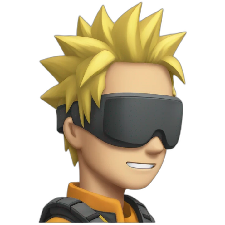bart with naruto emoji