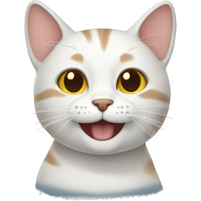 Cat smiling emoji