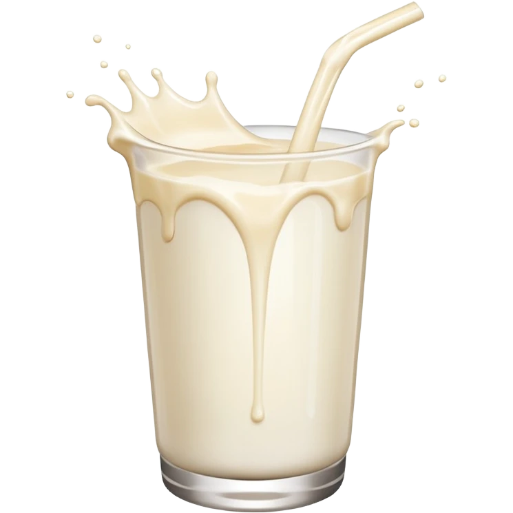 A splash of milk emoji