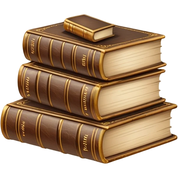 Pile of ancient book emoji