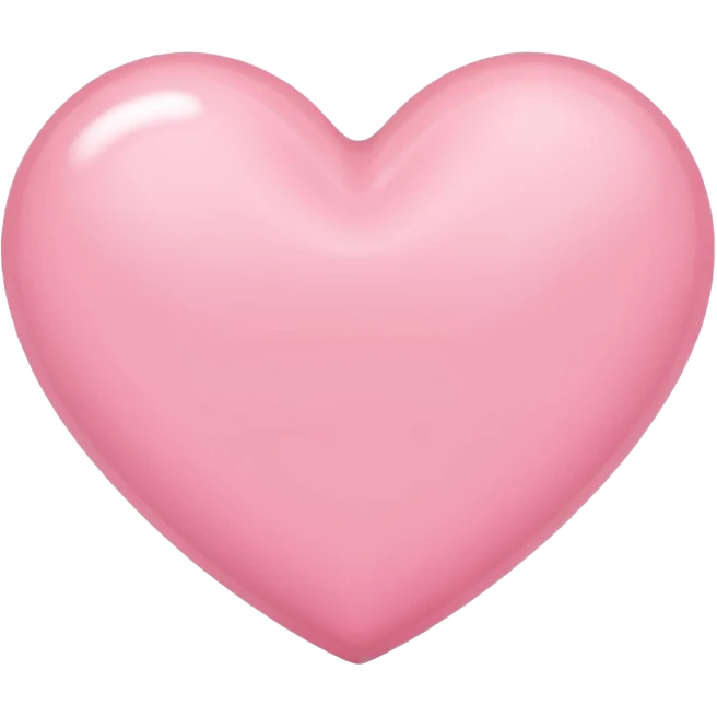 Baby pink heart  emoji